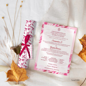 Scroll Wedding Invitation