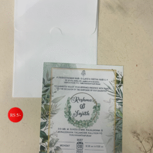 Folder-style Wedding Invitation
